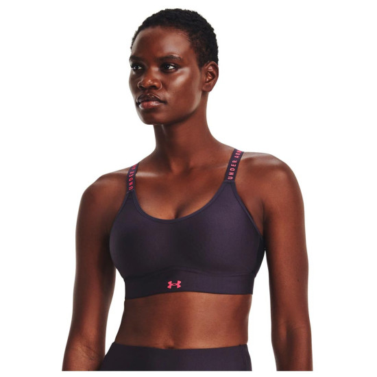 Under Armour Γυναικείο μπουστάκι Infinity Covered Mid Under Armour Γυναικείο μπουστάκι Infinity Covered Mid